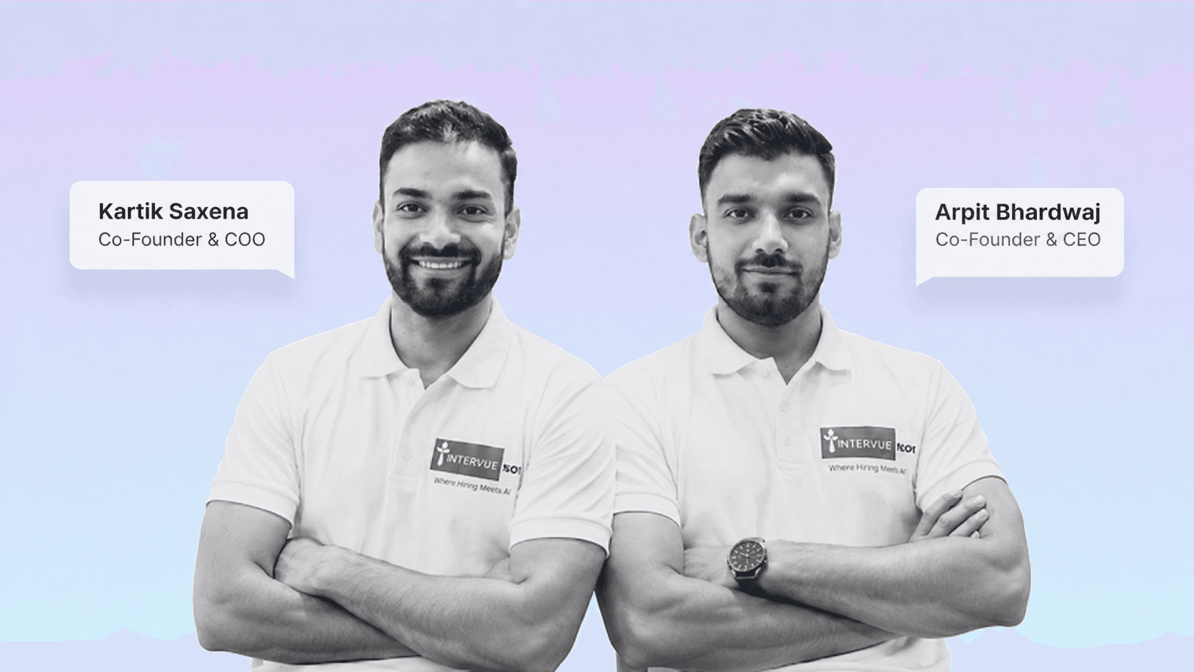 Kartik Saxena, Co-Founder and COO, and Arpit Bhardwaj, Co-Founder and CEO of IntervueBox