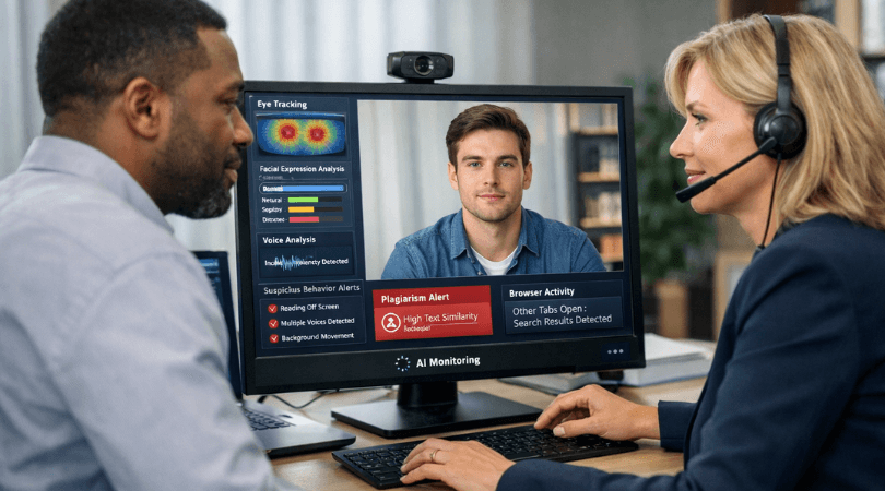 How AI Interviewers Detect Cheating: Signals, Systems & Safeguards